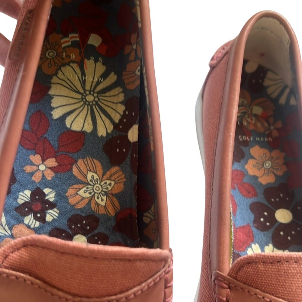 Cole Haan canvas Nantucket loafer II sz 7b - Picture 8 of 16